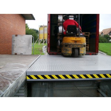 Loading dock lifts equipment