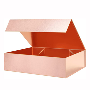 Luxury Pink Magnet Closure Gift Box - Custom Magnetic Folding Paper Packaging