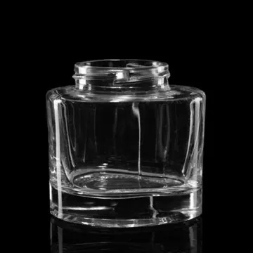 Machine Blown 20CL Round Screw Cap Glass Bird Nest Jar