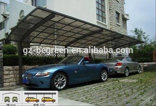 Guangzhou modern aluminum carport, polycarbonate carport tent for sale