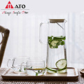 Chaleira de água de vidro Ato com chaleira de bule de filtro