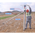 Base de pila de tornillos de acero para el montaje del panel solar