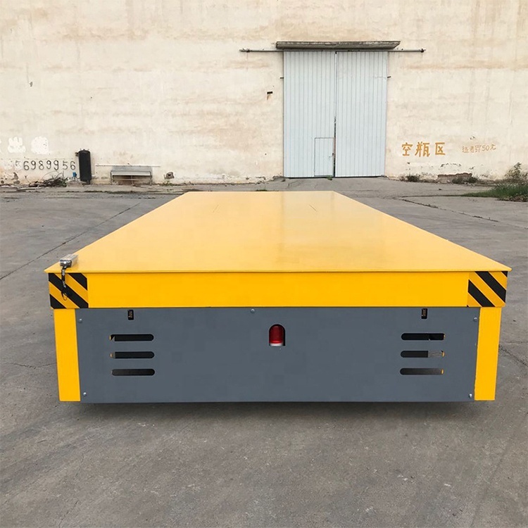 Wireless Remote Control Trackless Electric Motorized AGV Transfer Cart for Material Handling