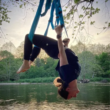 SENTU Silk Nylon Antigravity Flying Aerial Yoga Swing