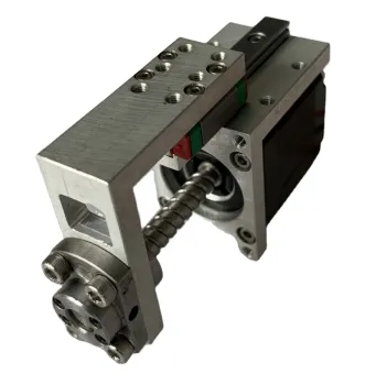 Mini Linear Stepper Motor with Guide Table and Ball Screw Mechanism