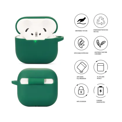 Free Silicone Rubber Cases for Apple AirPods 4 TWS Wireless Earbuds