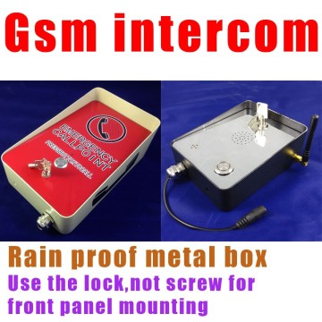GSM Intercom for emergency calling for public area