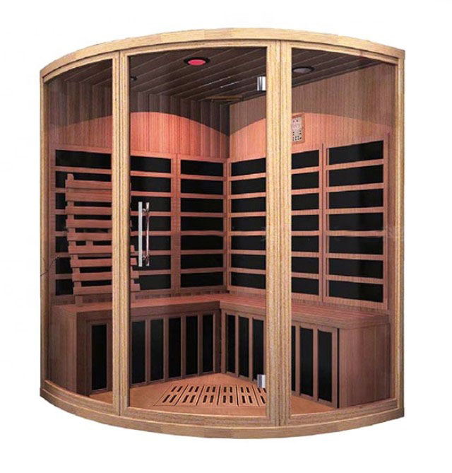 Sauna thermique de sauna de luxe à 3 personnes