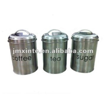 Stainless steel storage canister