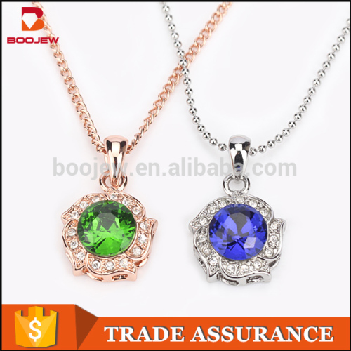 2016 Charming wholesale latest designs alloy pendant jewelry necklace for women girls