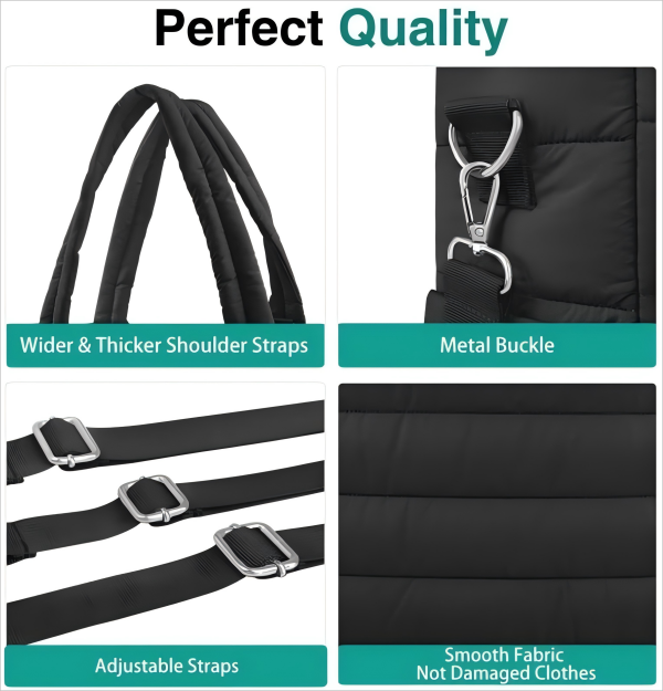 Large capacity crossbody mom tote bag