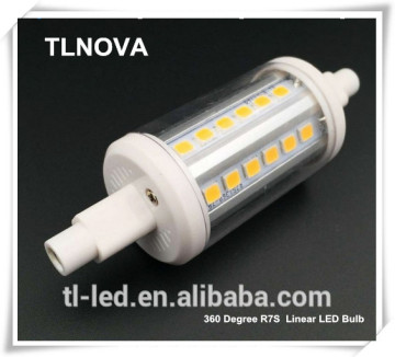 R7S LED light flood light 5W 78mm 360 degree IP44 CE ROHS standard