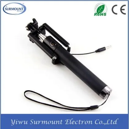 Mobile Phone Selfie Stick with Cable Wired Selfie Stick Monopod Selfie stick