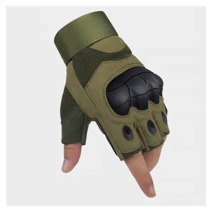 Tactical Half Finger Gloves for Men - Outdoor Combat Hunting Gear