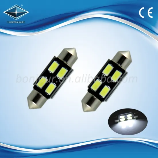 Guangzhou accessories for car 5730smd canbus festoon led light