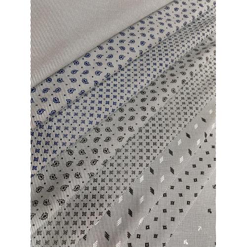 T/C Woven Yarn-dyed Stripe Printed Fabric For Processing
