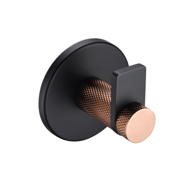 Brass and Stainless Steel Wall-Mounted Bath Robe Hooks for Bathroom
