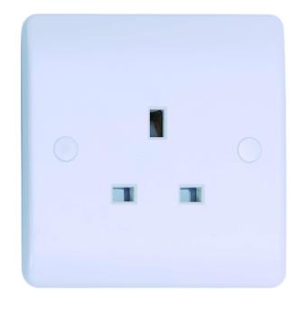 1 Gang 13 AMP Unswitched Socket