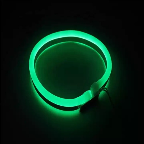 Silicone IP67 Waterproof 12v 24v 48V Yellow Red Neno flex round light LED neon strip light for decorate