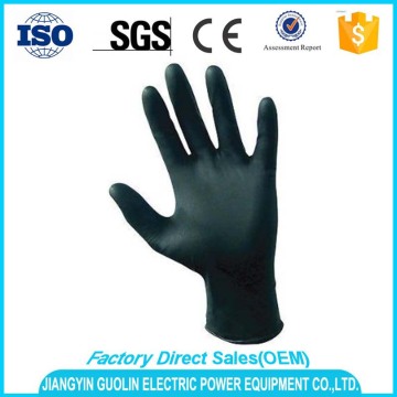 high quality esd black nitrile disposable examination gloves
