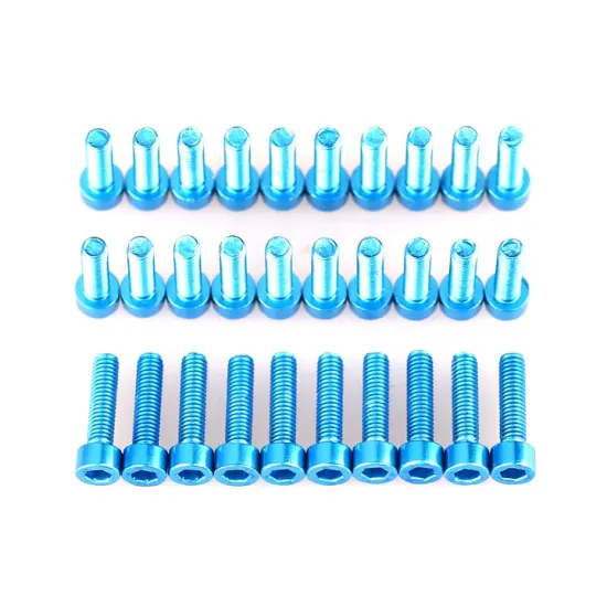 anodized aluminum 7075 socket head cap screws