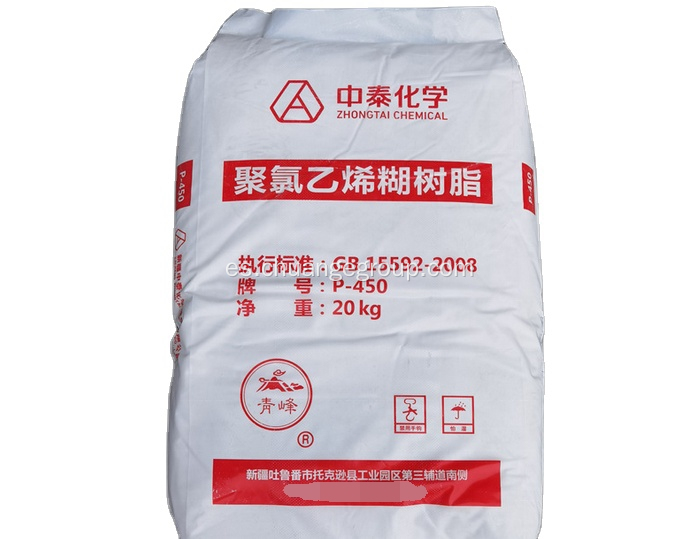 Paste de resina PVC de la marca Zhongtai para la fabricación de guantes