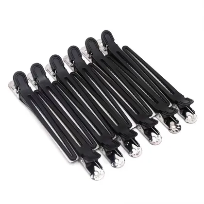 12PCS Professional Hair Clips: Non-Slip Duckbill Salon Styling Tools