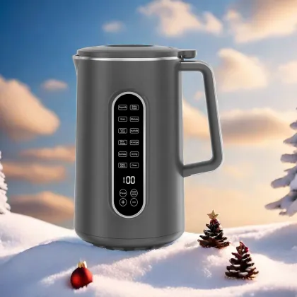 3D Steam Mijia Portable Soy Milk Machine - Automatic Nut Milk Maker for Homemade Almond Milk