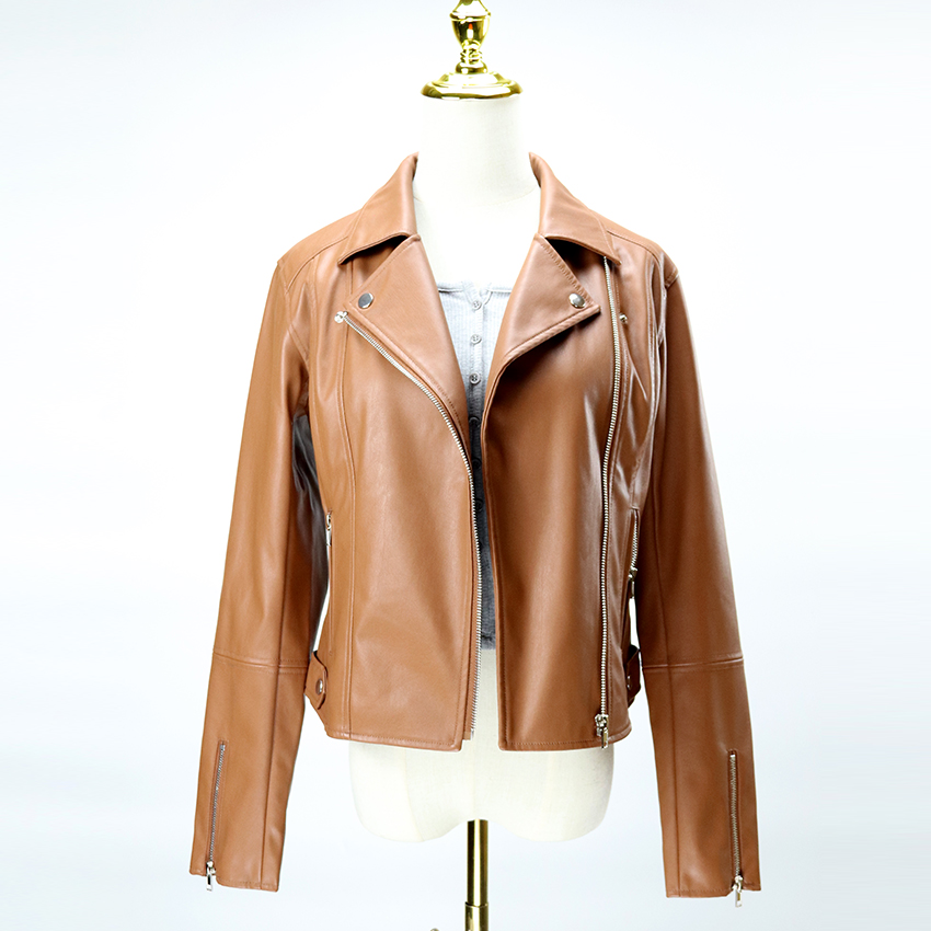 Leather Biker Faux Leather Jacket