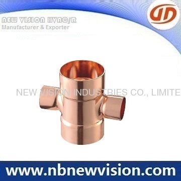 End Feed Copper Crosses 