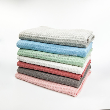 China Manufacturer Fast Dry Microfiber Waffle Bath Towels