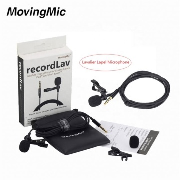 OEM Clip-on Lavalier Microphone for Smartphones and Cell Phones
