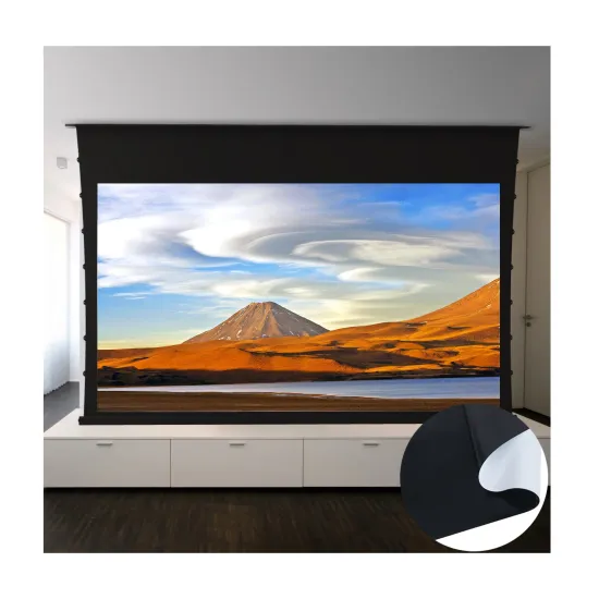 0.25mm White-Black Projection Film for Home Cinema Tensioned Projector Screens