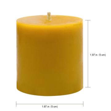 100% Pure Large Pillar Beeswax Candle