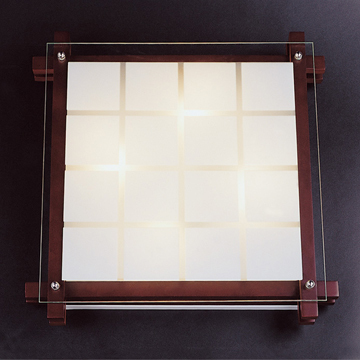 E14 4x40W Wooden Ceiling Lamp
