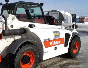 Forklift teleskopik dengan ketinggian mengangkat 5.2m