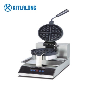 Commercial Electric Snack Machine: Kitlalong Sandwich Waffle Maker with Non-stick Plate for Eggs