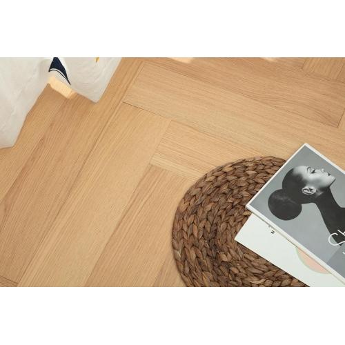 Nature color oak engineered herringbone parquet