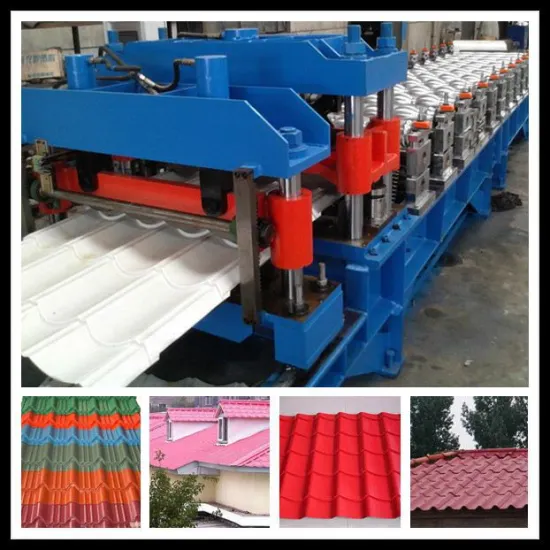 Glazed Tile Roll Forming Machine steel roof roll forming machine metal roof machinery