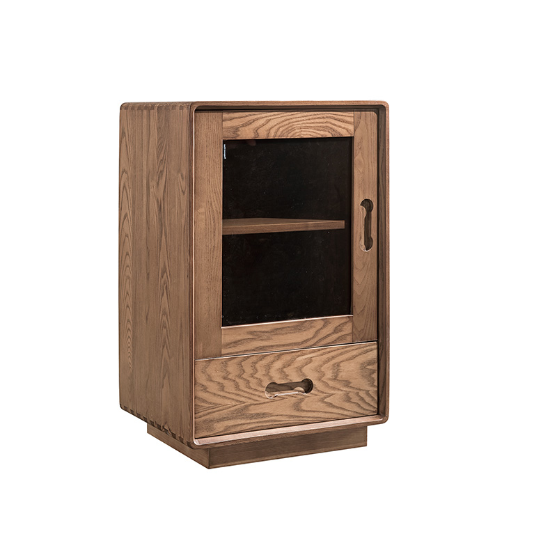 Gabinete de aparador de madera maciza de diseño único de alta calidad
