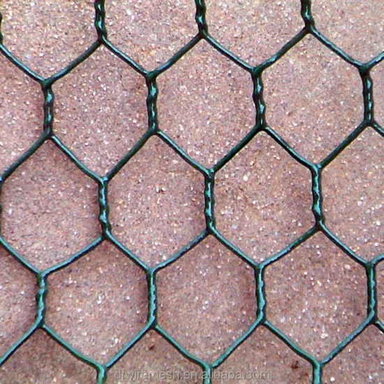 Lowest Price China Direct Factory PVC Coated Hexagonal Wire Mesh Green Plastic Chicken Wire