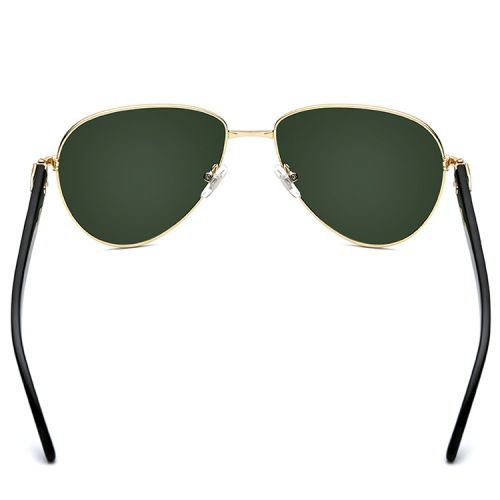 Aviators Black Buffalo Horn Sunglasses