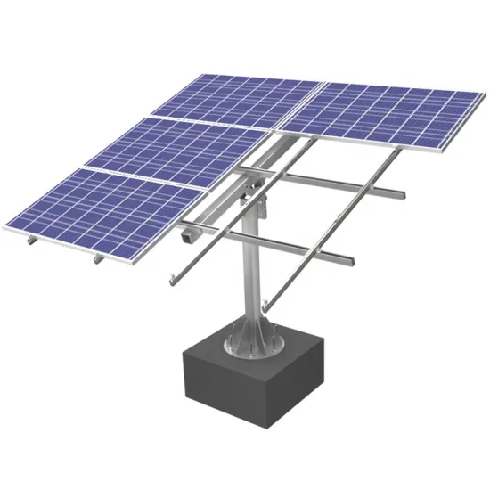Single Pole Adjustable Solar Panel Bracket for Ground Mount Steel Structure