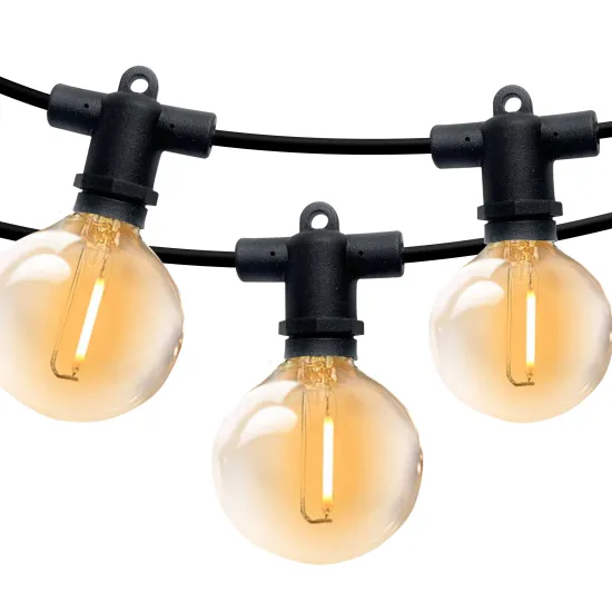 IP65 Waterproof LED Garland: 15m G40 Outdoor String Lights for Patio and Garden