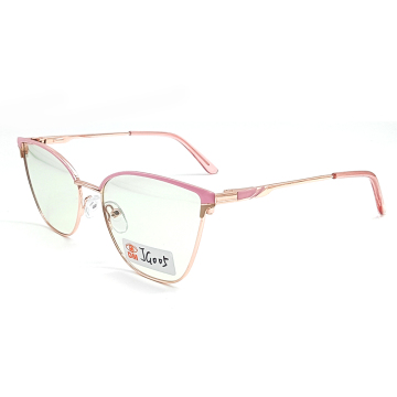 JG005: Latest Trendy Metal Frame Optical Glasses - High Quality Photochromic Eyewear with Anti-Blue Light Protection