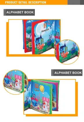 Hot Sale Russian Baby's Lamaze Cloth Book