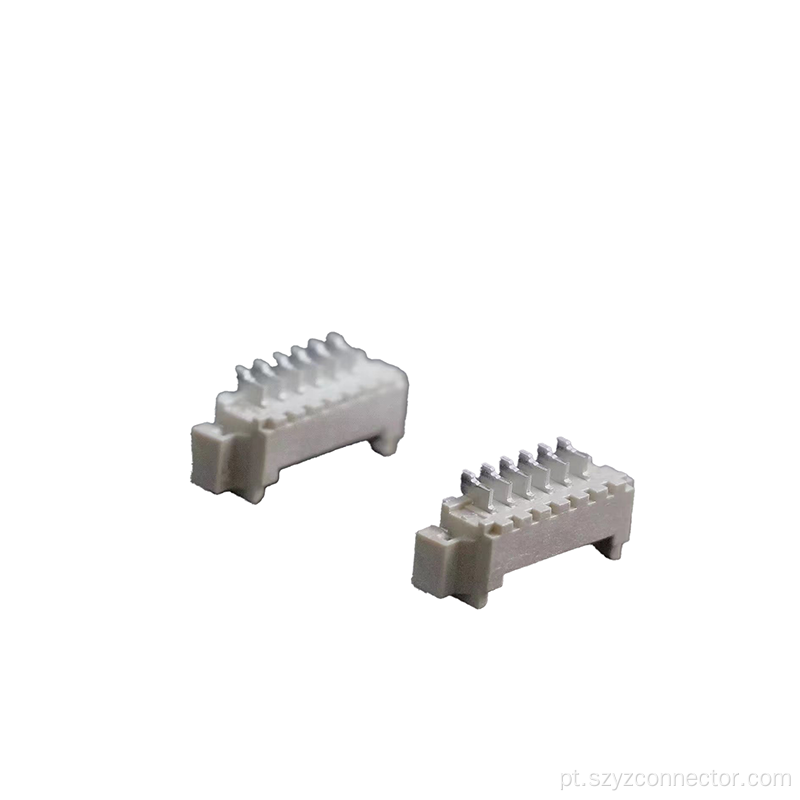 Suporte de pino conector branco SMT