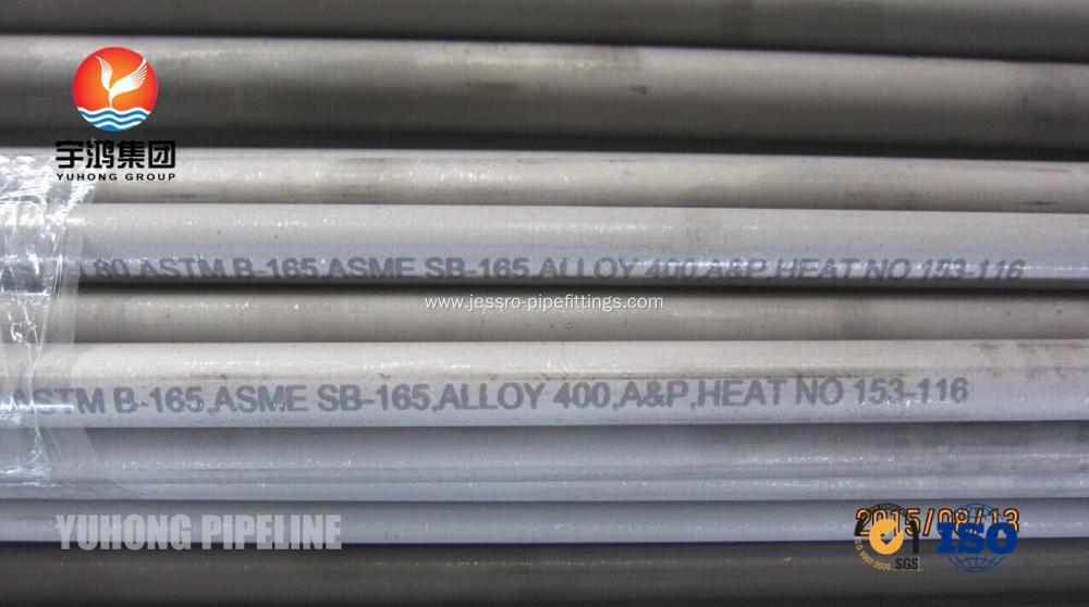 SB163 / SB165 / SB829 Monel Alloy 400 Seamless Nickel Alloy Pipe UNS N04400