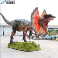 Animatronik dilophosaurus untuk taman dinosaurus