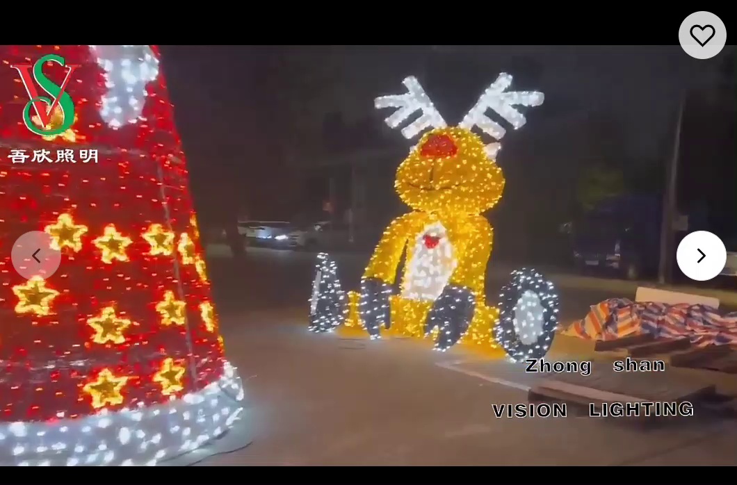 Large Santa Claus Lights